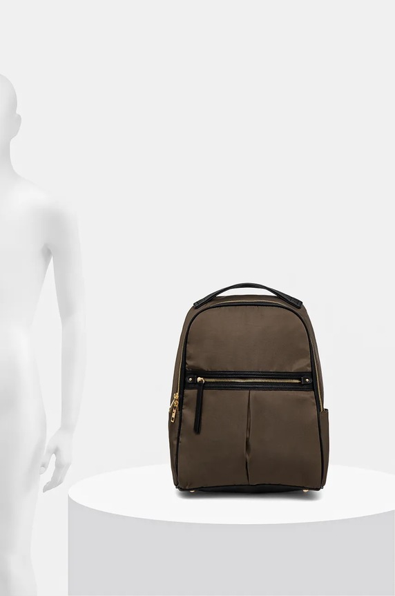 Ruksak dámsky hladký zelená farba RW24-TOD907