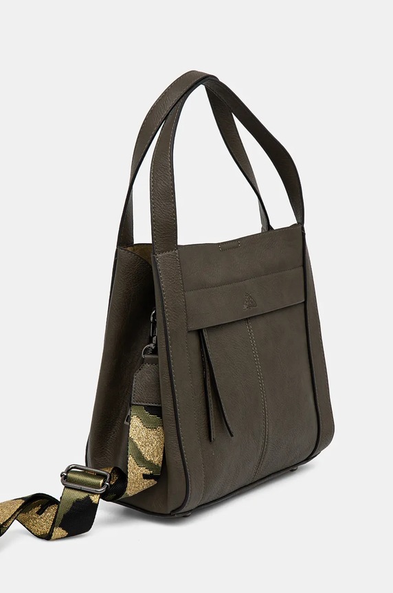 Torebka damska z imitacji skóry kolor zielony RW24-TOD909 zielony RW24