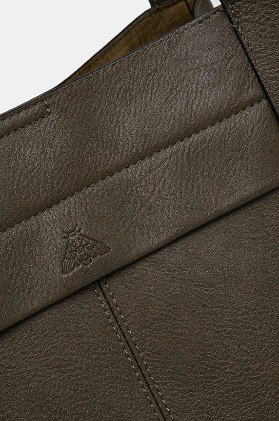 Torebka damska z imitacji skóry kolor zielony zielony RW24-TOD909