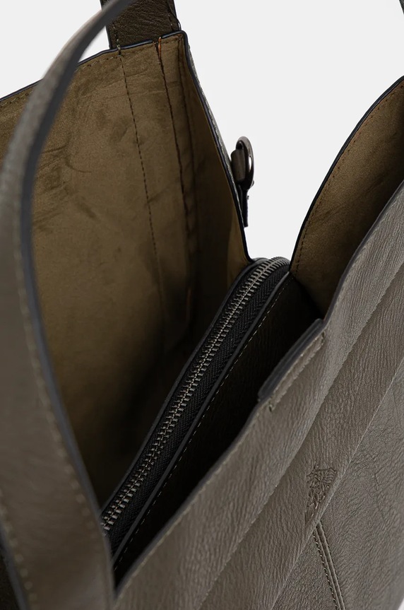 Torebka damska z imitacji skóry kolor zielony RW24-TOD909 zielony