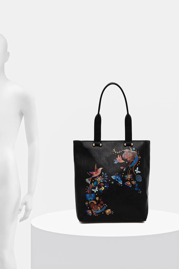 Kabelka dámska z kolekcie Karolina Matyjaszkowicz x Medicine čierna farba RW24-TODB51