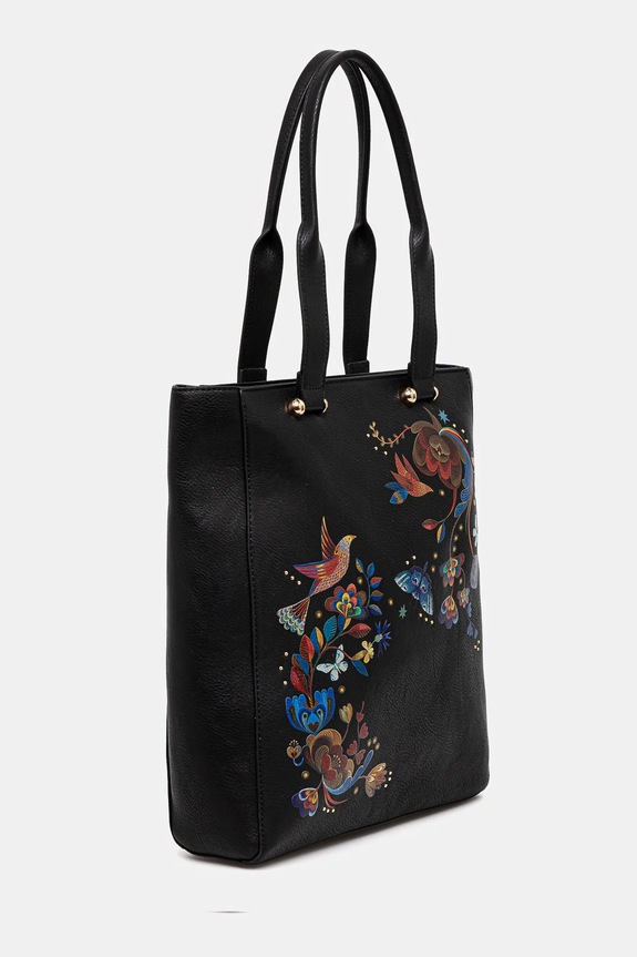 Doplnky Kabelka dámska z kolekcie Karolina Matyjaszkowicz x Medicine čierna farba RW24-TODB51 čierna