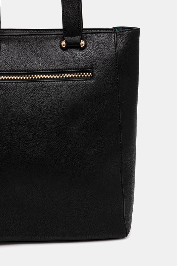 Kabelka dámska z kolekcie Karolina Matyjaszkowicz x Medicine čierna farba čierna RW24-TODB51