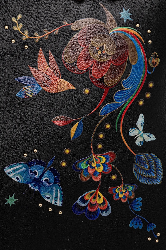 Kabelka dámska z kolekcie Karolina Matyjaszkowicz x Medicine čierna farba RW24-TODB51 čierna