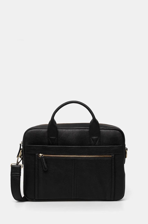 Medicine torba skórzana skóra licowa czarny RW24-TOM702