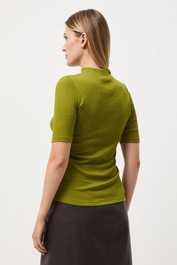 Oblečení Tričko dámské s pruhy RW24-TSD042 zelená