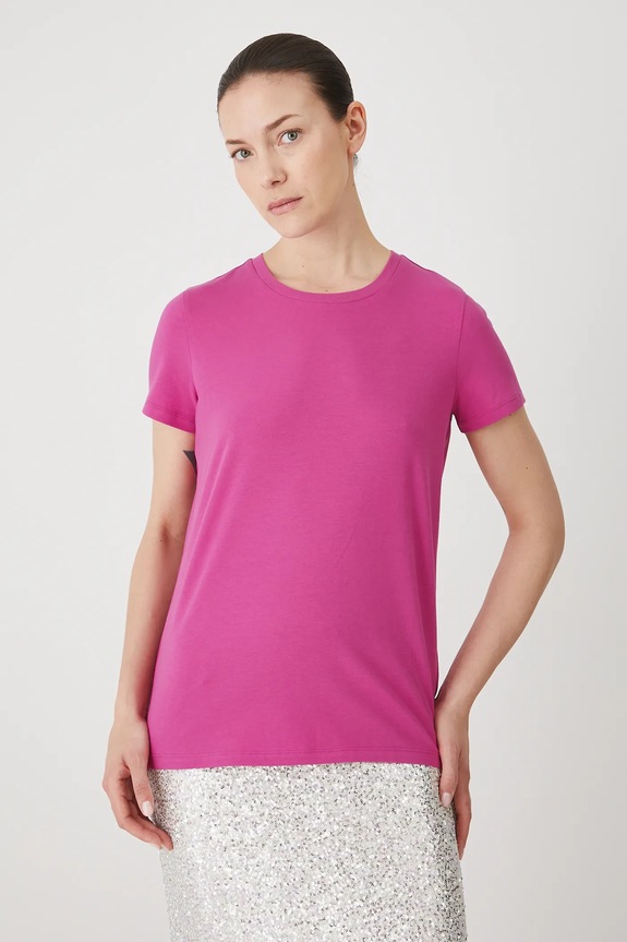 Medicine t-shirt z elastanem różowy RW24-TSD062