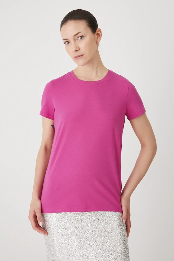 Medicine t-shirt z elastanem różowy RW24-TSD062