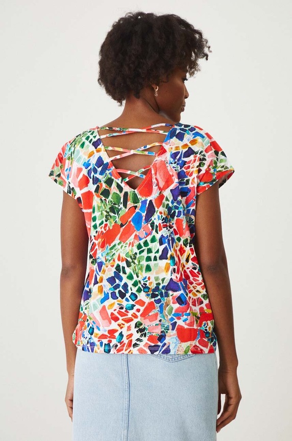 Medicine t-shirt bawełniany RW24-TSD151 multicolor