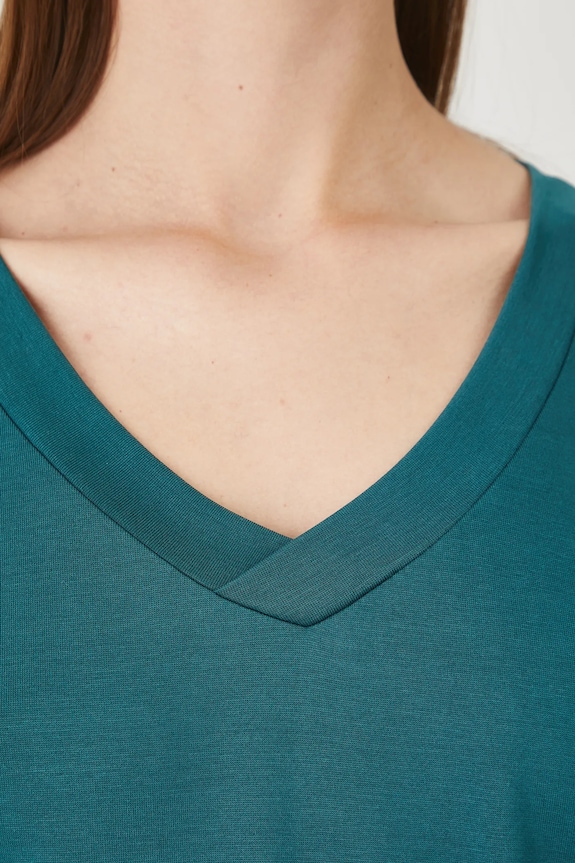 Medicine tricou basic de damă cu modal RW24-TSD404 turcoaz