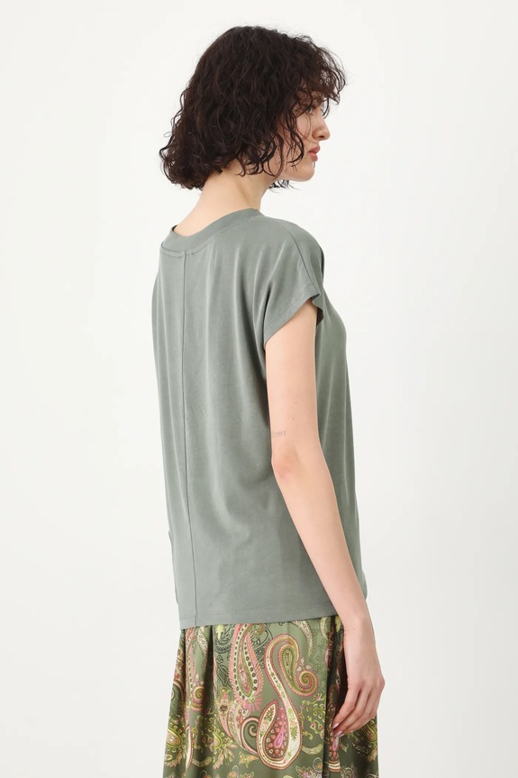 Odjeća Medicine basic majica kratkih rukava ženska s modalom RW24-TSD404 zelena