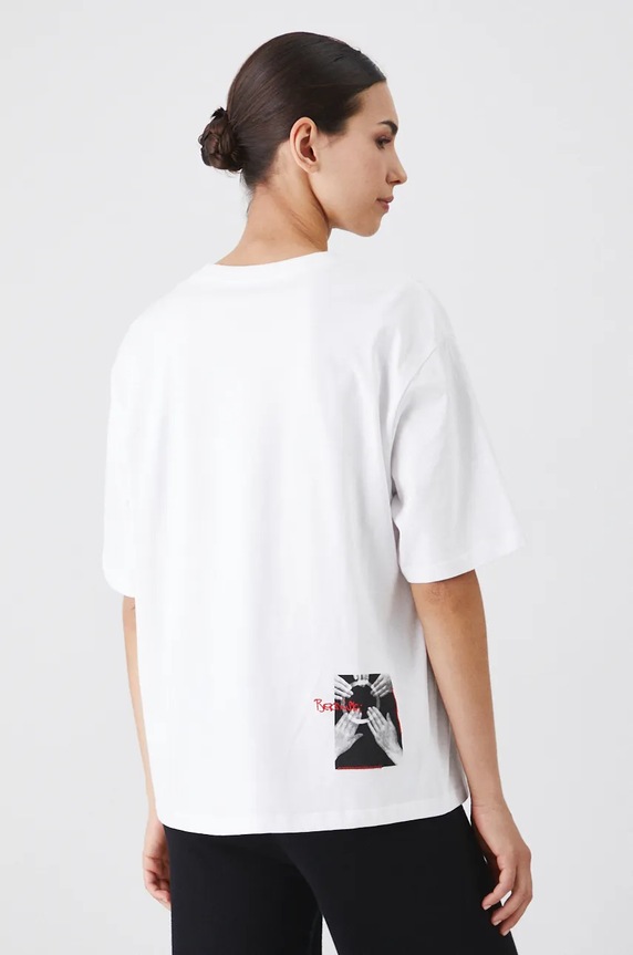 Odjeća Pamučna majica Medicine RW24-TSD851 bijela