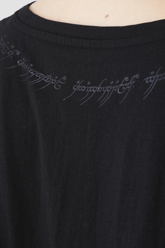 T-shirt bawełniany damski z kolekcji The Lord of the Rings kolor czarny RW24-TSDA88