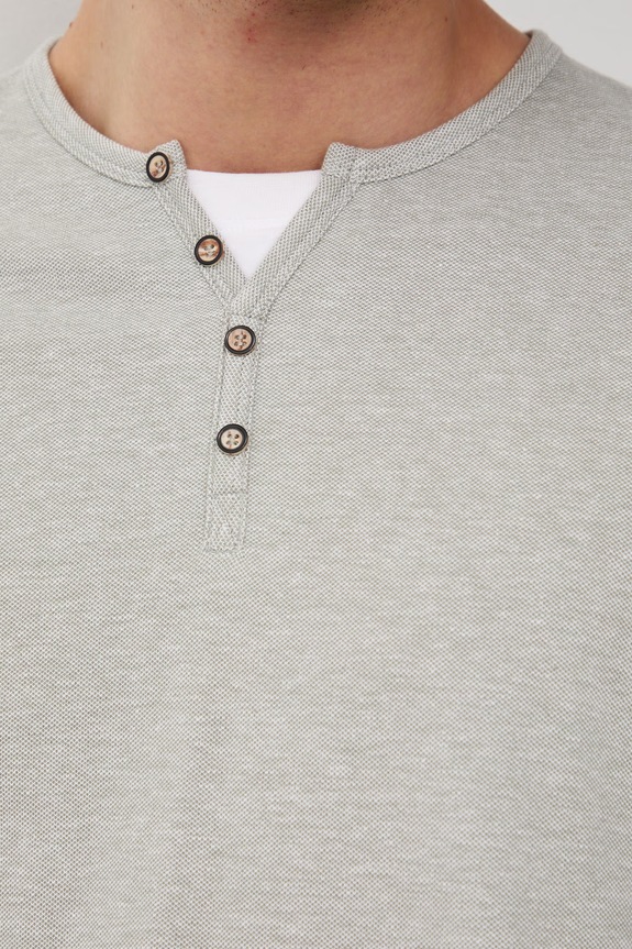 T-shirt basic męski bawełniany z elastanem RW24-TSM040