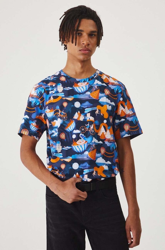 T-shirt bawełniany męski z kolekcji Magia Miejsc kolor multicolor RW24-TSM156 multicolor RW24