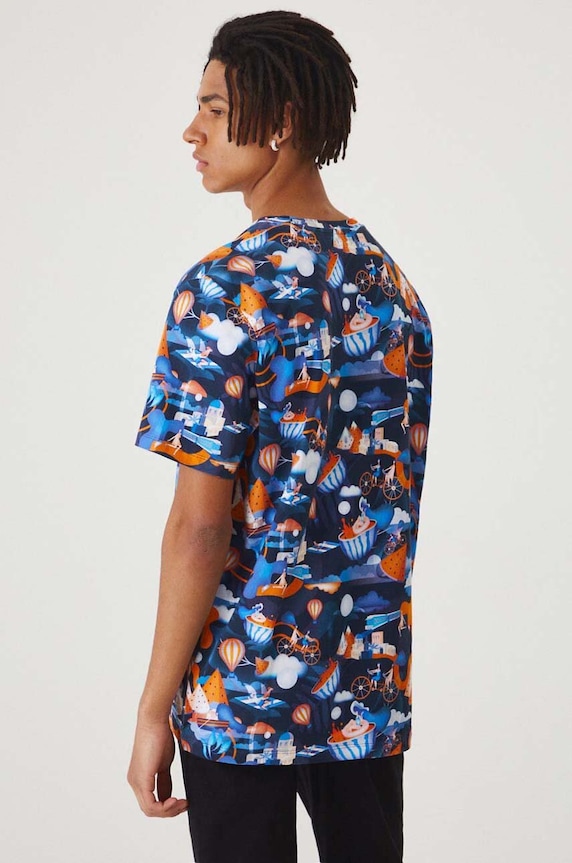 T-shirt bawełniany męski z kolekcji Magia Miejsc kolor multicolor multicolor RW24-TSM156