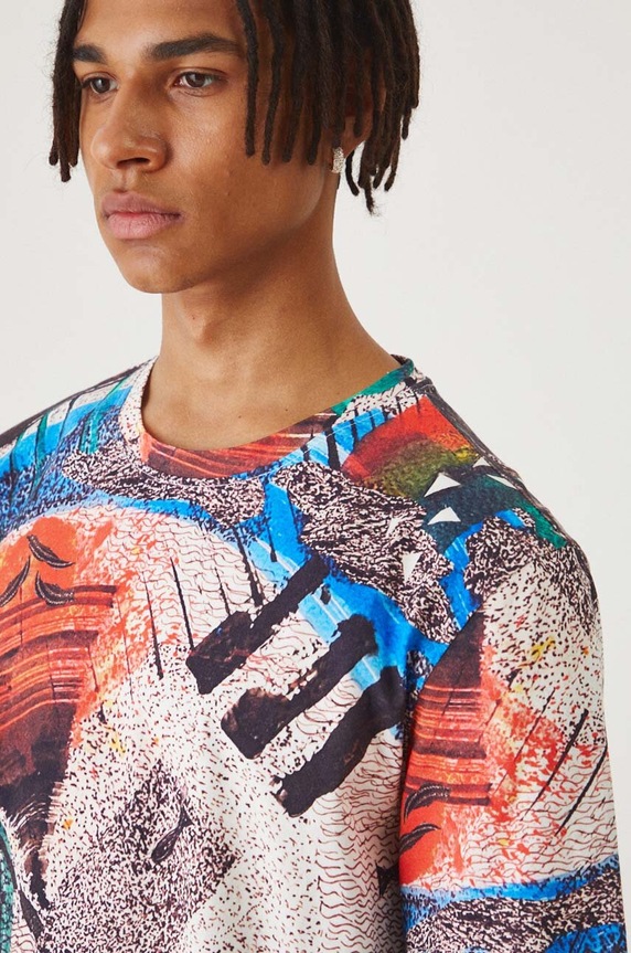 Bavlněné tričko pánské RW24-TSM157 vícebarevná