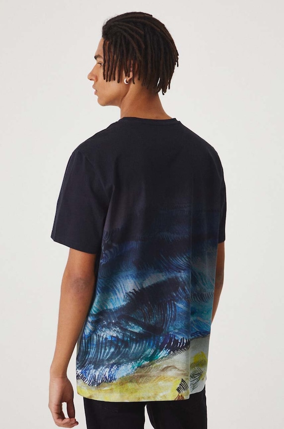 T-shirt bawełniany męski z kolekcji Magia Miejsc kolor multicolor multicolor RW24-TSM158