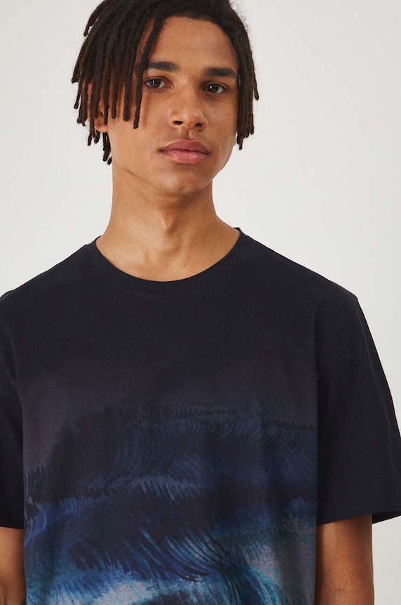 T-shirt bawełniany męski z kolekcji Magia Miejsc kolor multicolor RW24-TSM158 multicolor