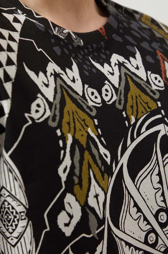 T-shirt bawełniany męski kolor multicolor RW24-TSM203 multicolor