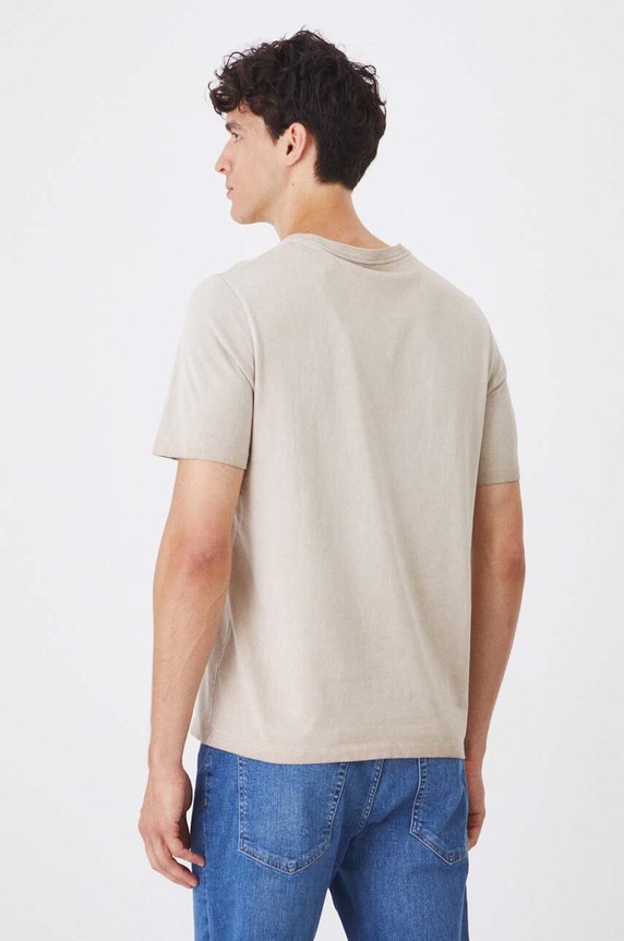 Bavlněné tričko z kolekce Science by Peter Smolka béžová barva béžová RW24-TSM452
