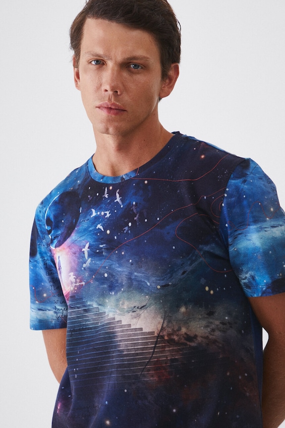 T-shirt męski – Medicine z okazji roku Miłosza, kolor multicolor RW24-TSM655 multicolor