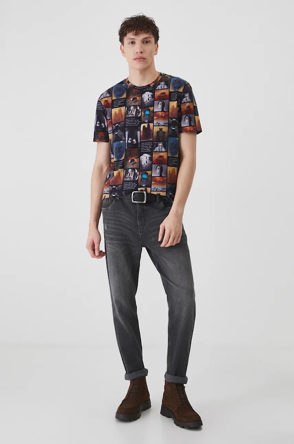 T-shirt męski z kolekcji Zdzisław Beksiński x Medicine kolor multicolor RW24-TSM854 multicolor