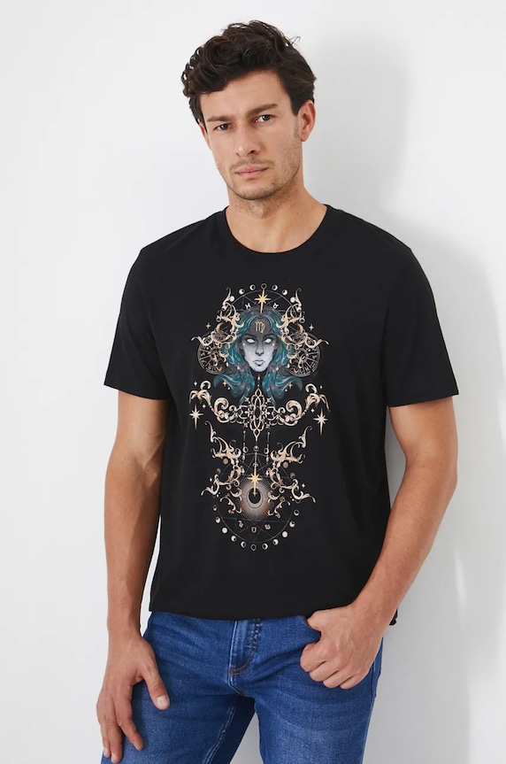 Medicine t-shirt bawełniany RW24-TSM951 czarny RW24
