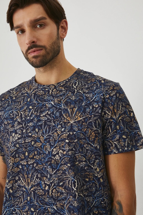 Medicine tricou din bumbac albastru RW24-TSMB01