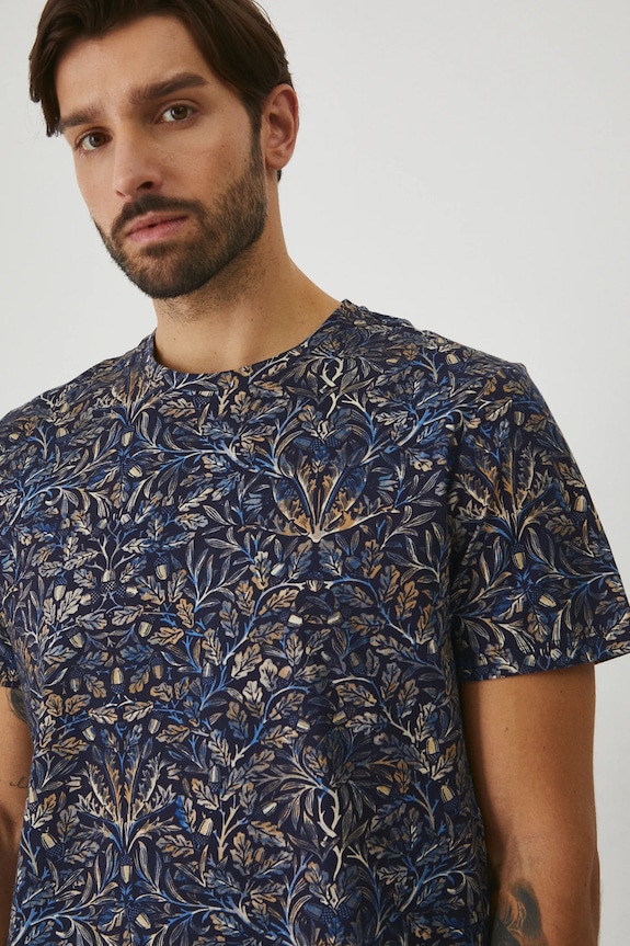 Medicine tricou din bumbac albastru RW24-TSMB01