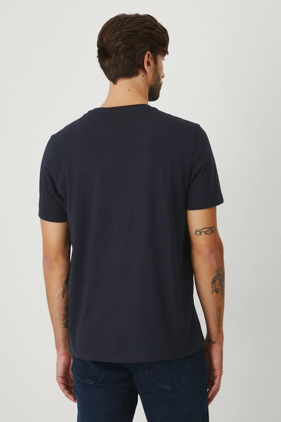 Ρούχα Βαμβακερό μπλουζάκι Medicine RW24-TSMB10 σκούρο μπλε