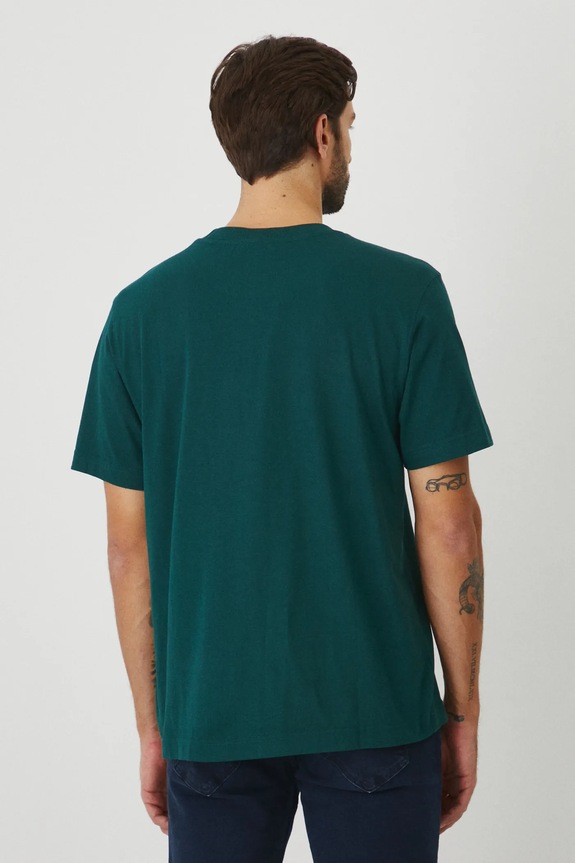 Odzież T-shirt bawełniany męski kolor turkusowy RW24-TSMB20 turkusowy