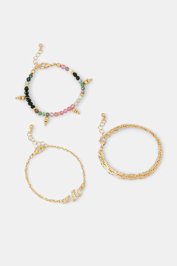 Medicine brățări 3-pack piatră naturală multicolor RW25-ABD100