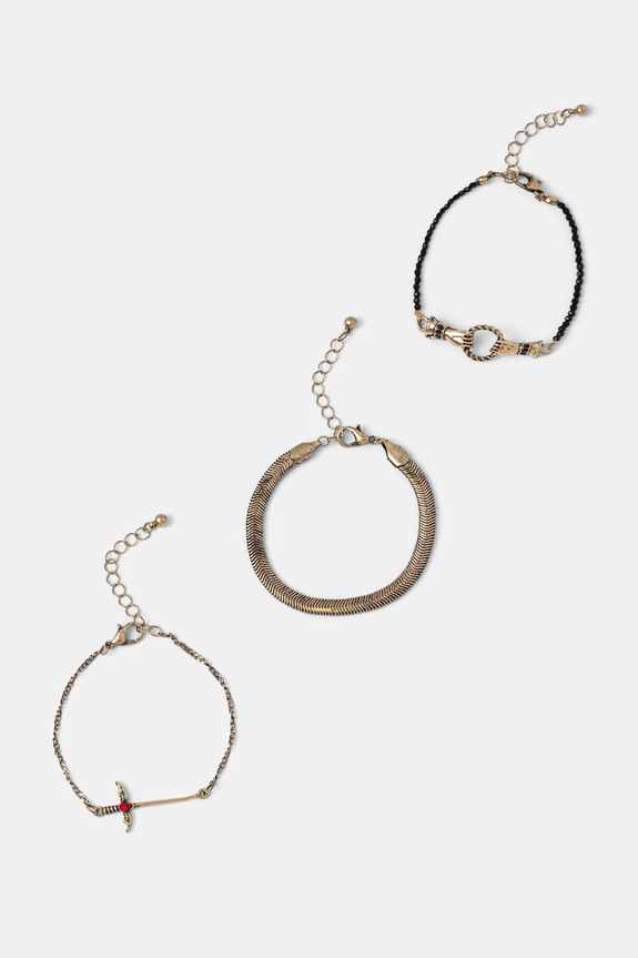 Βραχιόλια Medicine 3-pack RW25-ABD301 χρυσαφί RW25
