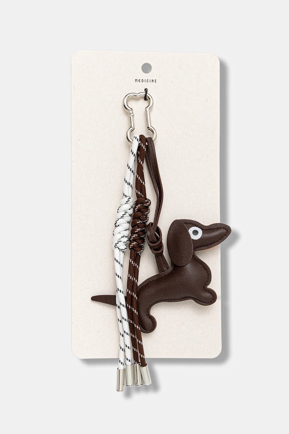 Brelok damski z imitacji skóry multicolor RW25-AKD451