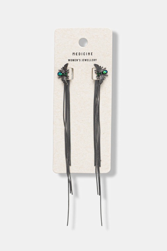 Uhani Medicine črna RW25-AUD702