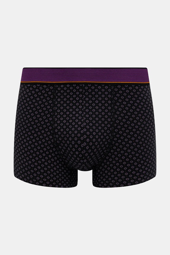 Bokserki bawełniane męskie z drobnym wzorem (3-pack) RW25-BBM701 multicolor RW25