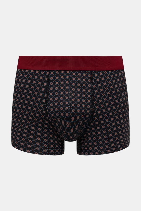 Oblečení Bavlněné boxerky pánské s elastanem a vzorem (3-pack) RW25-BBMA03 vícebarevná