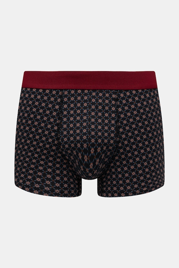 Oblečení Bavlněné boxerky pánské s elastanem a vzorem (3-pack) RW25-BBMA03 vícebarevná