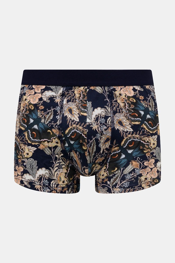 Bavlněné boxerky pánské s elastanem a vzorem (3-pack) vícebarevná RW25-BBMA03