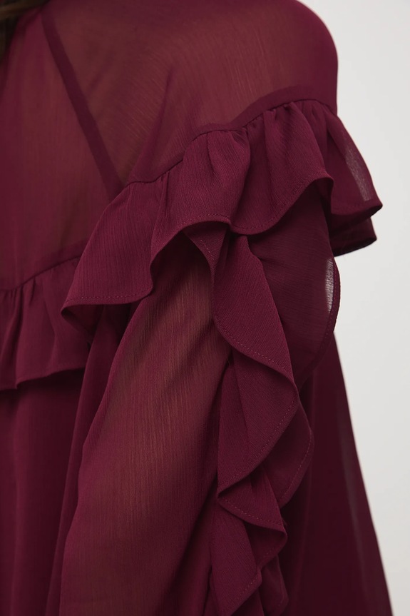 Blúzka s ozdobnými volánikmi RW25-BDD500