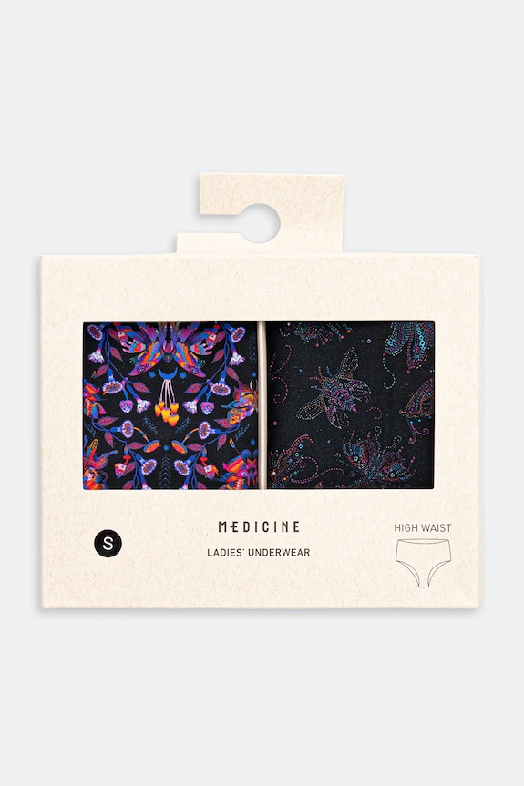 Kalhotky dámské briefs, se vzorem (2-pack) RW25-BID707