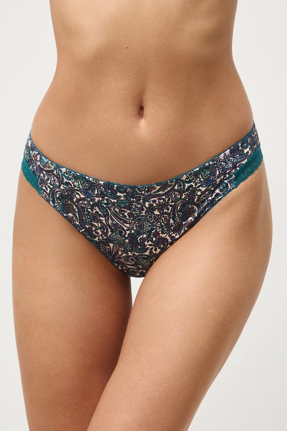 Figi damskie briefs z koronkowymi wstawkami (2-pack) RW25-BID708