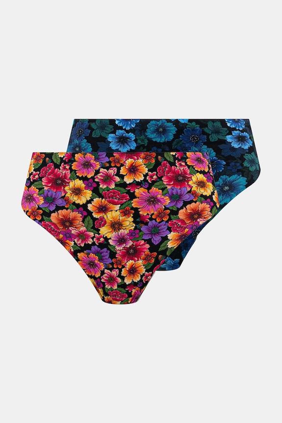 Kalhotky dámské briefs, s květinovým motivem (2-pack) RW25-BID709 vícebarevná RW25