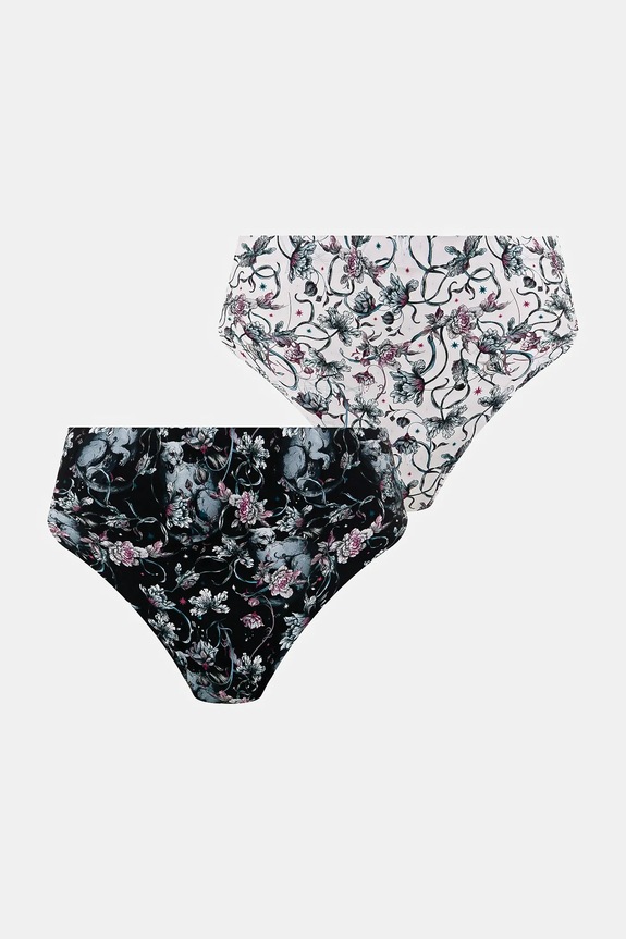 Kalhotky dámské briefs, se vzorem (2-pack) RW25-BID903 vícebarevná RW25