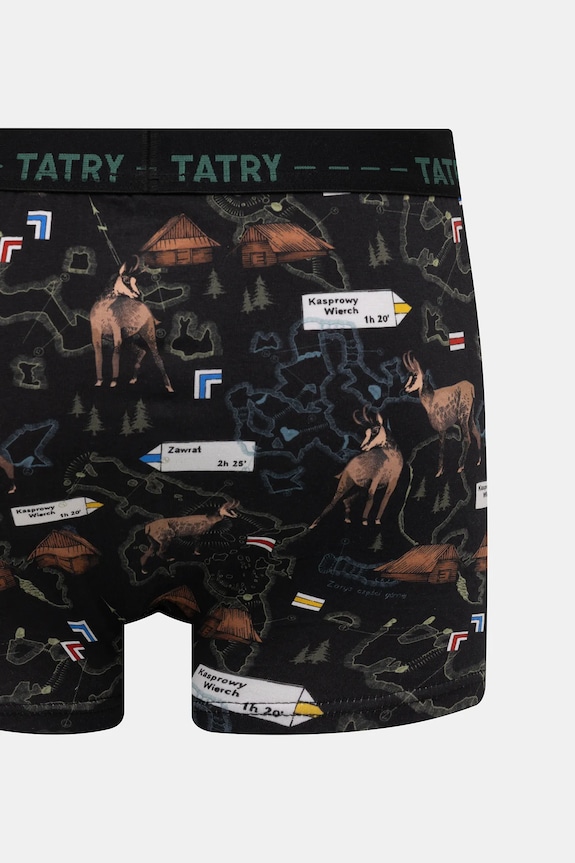 Bokserki bawełniane męskie z elastanem wzorzyste (2-pack) RW25-BIM507