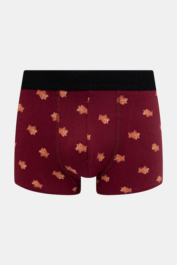 Bokserki bawełniane męskie z elastanem wzorzyste (2-pack) RW25-BIM700 multicolor RW25