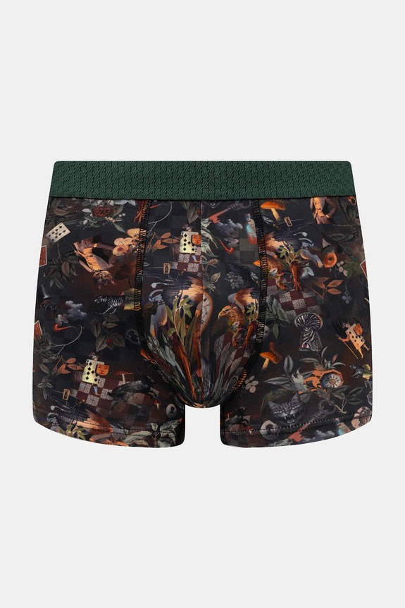 Bavlněné boxerky pánské s elastanem a vzorem (2-pack) RW25-BIMA13 vícebarevná RW25