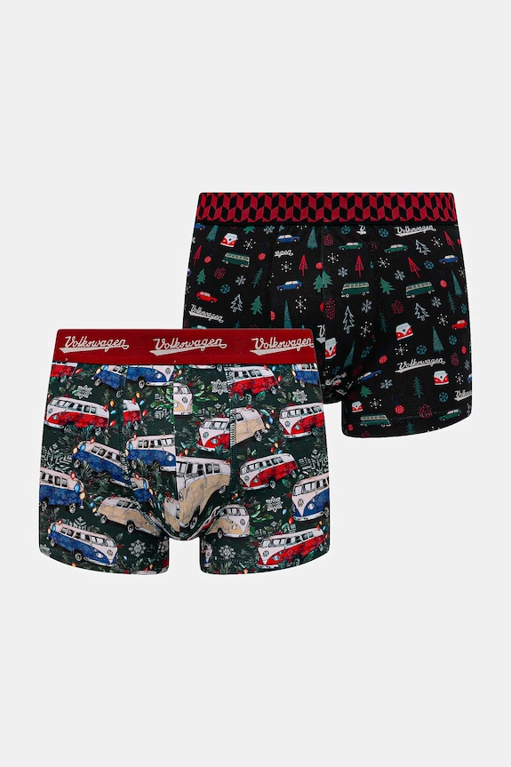 Bavlněné boxerky pánské s motivem aut (2-pack) 2-pack vícebarevná RW25-BIMA51