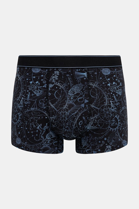 Bokserki bawełniane męskie z elastanem wzorzyste (2-pack) RW25-BIMB07 multicolor RW25